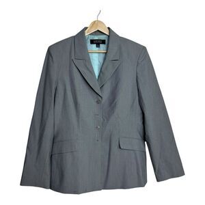 Kasper grey stripped blazer size 12 office wear